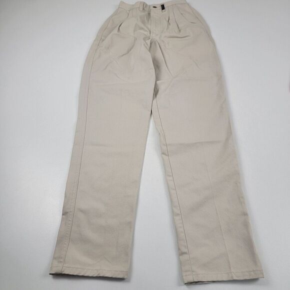 Vtg 90s Rockies Beige High Rise Rocky Mountain Bareback Mom Western Pants 3/4 - Picture 7 of 13